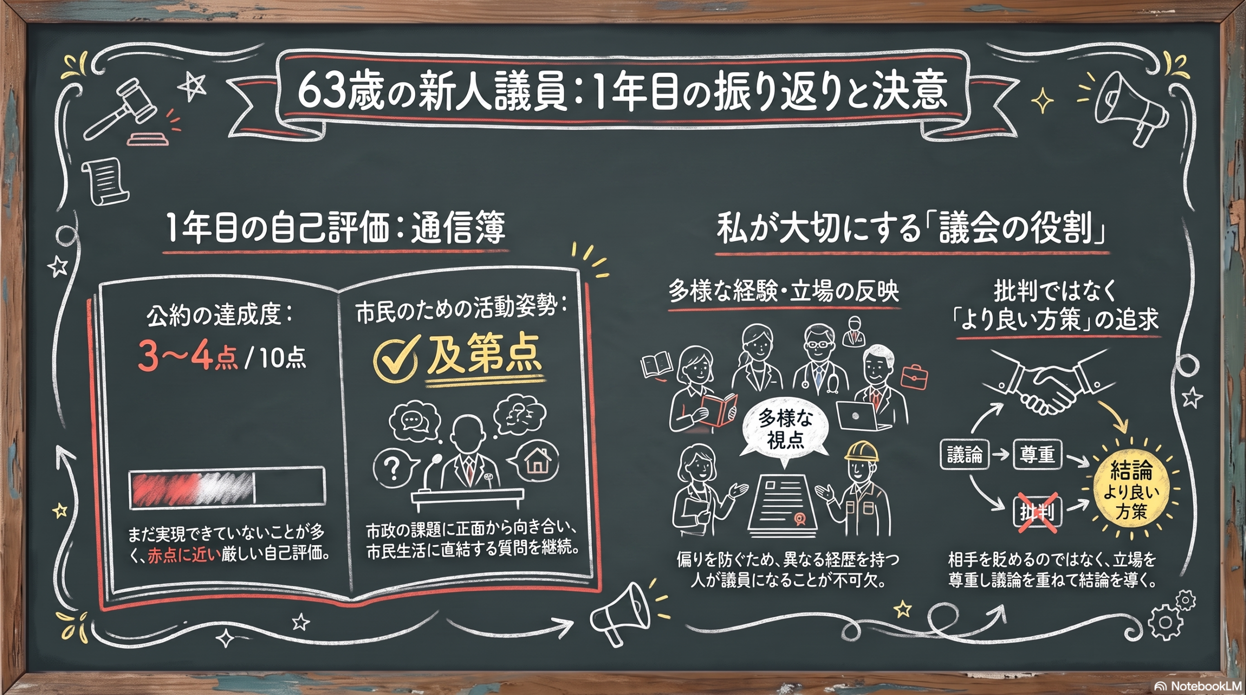 新人議員としての一年を振り返って